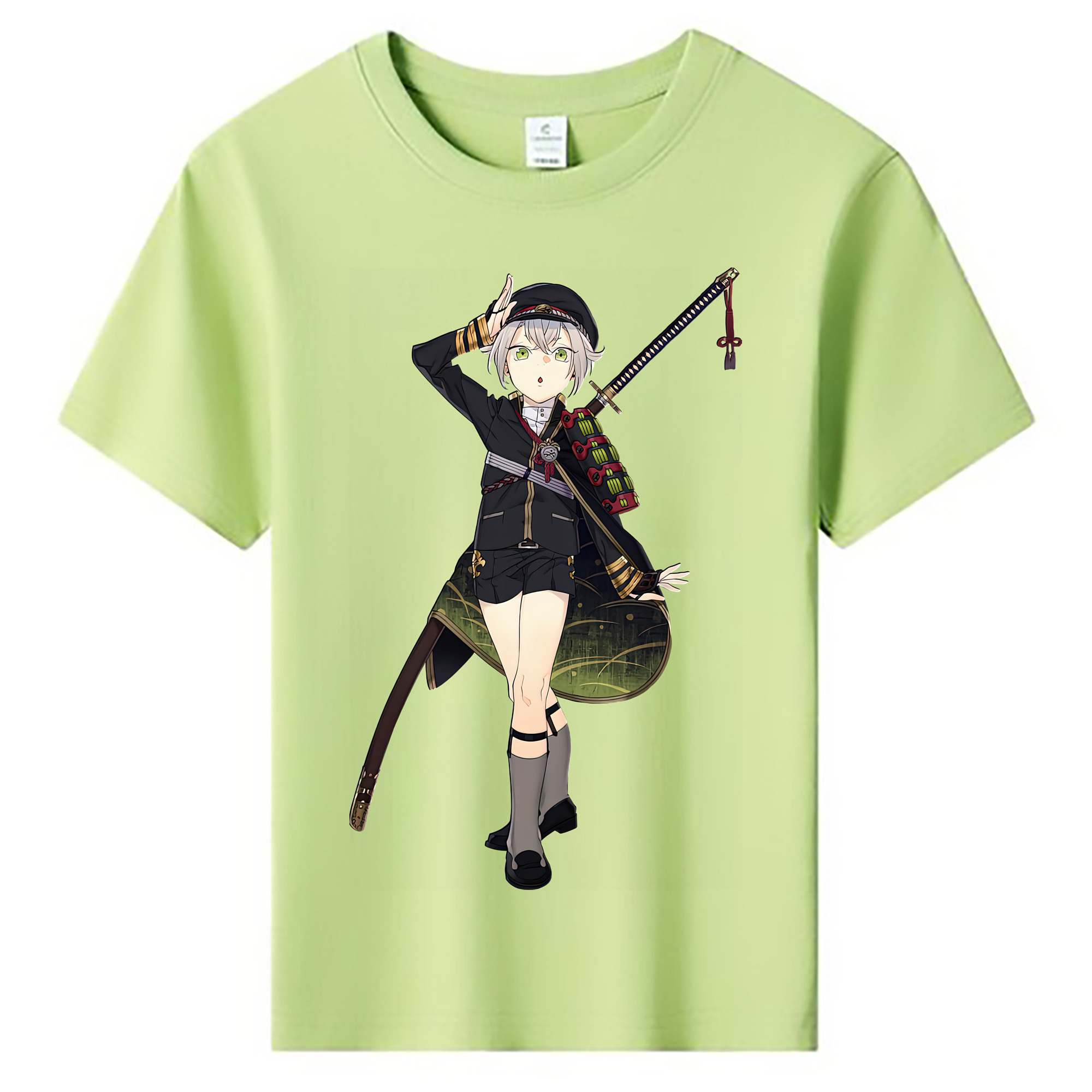 （画像用） 刀剣乱舞 Touken Ranbu 綿100％キッズTシャツ（フロントプリント）